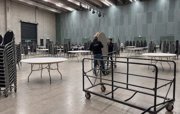 Trauner Eventmöbel GmbH sorgt für schnellen Abbau.